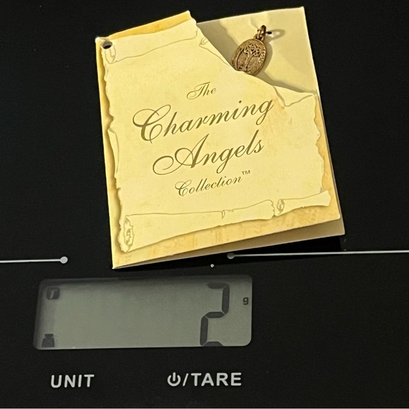 Christiana Guardian of Secrets Sculpted Pendant The Charming Angels Collection - Picture 7 of 10